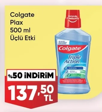 Colgate Plax 500 Ml Üçlü Etki