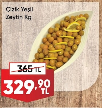 Çizik Yeşil Zeytin Kg