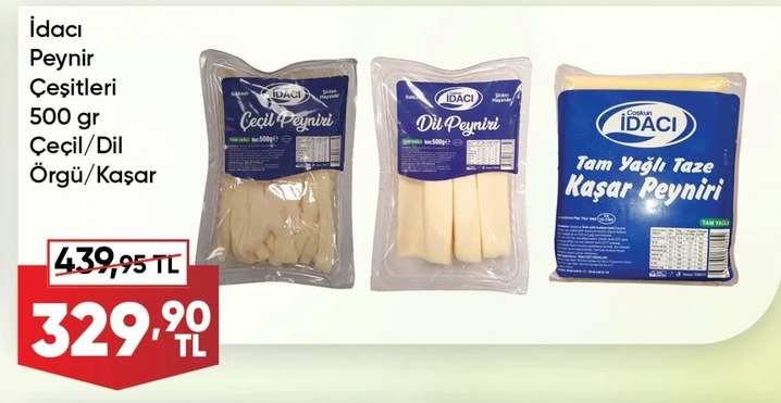 İdacı Peynir Çeşitleri 500 Gr
