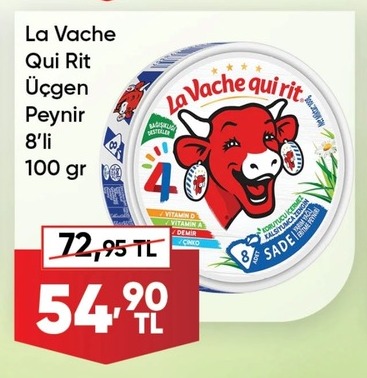 La Vache Qui Rit Üçgen Peynir 8'Li 100 Gr