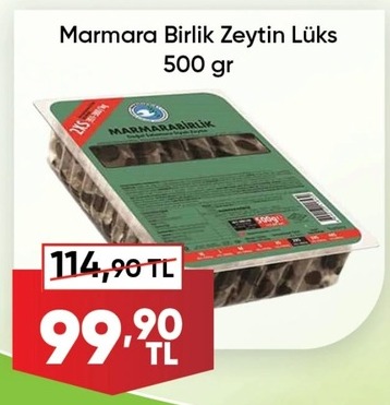 Marmara Birlik Zeytin Lüks 500 Gr