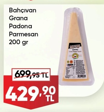Bahçıvan Grana Padona Parmesan 200 Gr