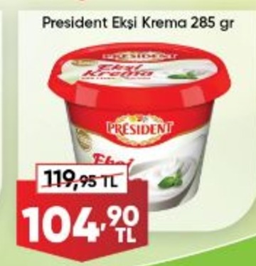President Ekşi Krema 285 Gr