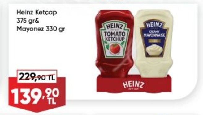 Heinz Ketcap 375 Gr & Mayonez 330 Gr
