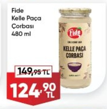 Fide Kelle Paça Çorbası 480 Ml