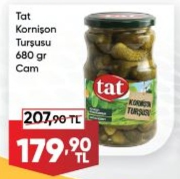 Tat Kornişon Turşusu 680 Gr Cam