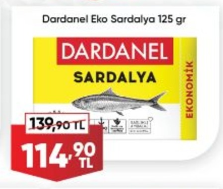 Dardanel Eko Sardalya 125 Gr