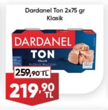 Dardanel Ton 2X75 Gr Klasik