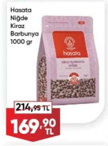 Hasata Niğde Kiraz Barbunya 1000 Gr