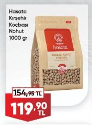 Hasata Kırşehir Koçbaşı Nohut 1000 Gr
