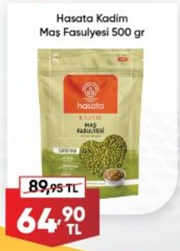Hasata Kadim Maş Fasulyesi 500 Gr