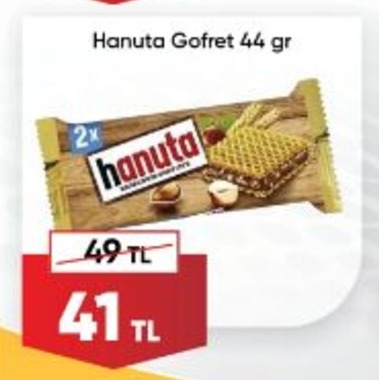Hanuta Gofret 44 Gr