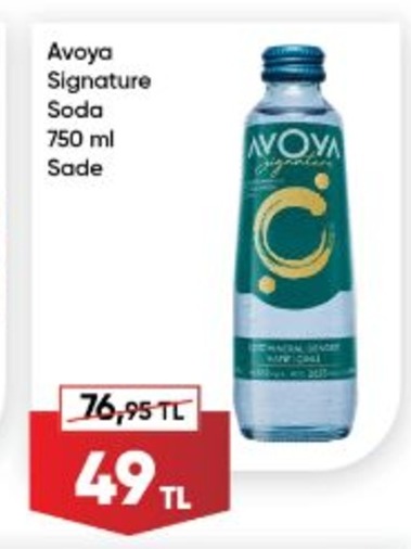 Avoya Signature Soda 750 Ml Sade
