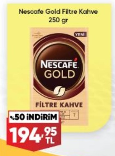Nescafe Gold Filtre Kahve 250 Gr