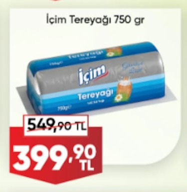 Içim Tereyağı 750 Gr