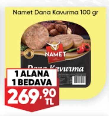 Namet Dana Kavurma 100 Gr