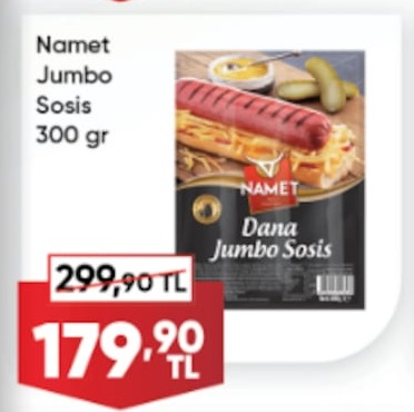 Namet Jumbo Sosis 300 Gr