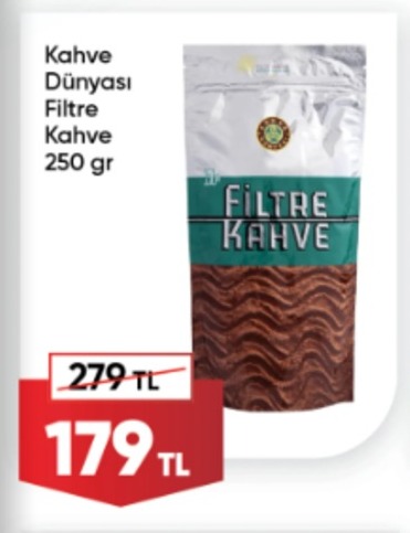 Kahve Dünyası Filtre Kahve 250 Gr