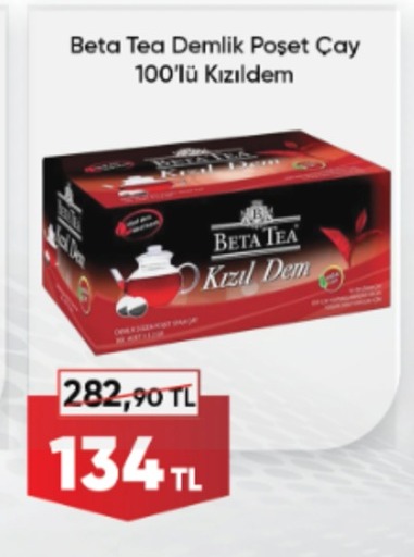 Beta Tea Demlik Poşet Çay 100'Lü Kızıldem