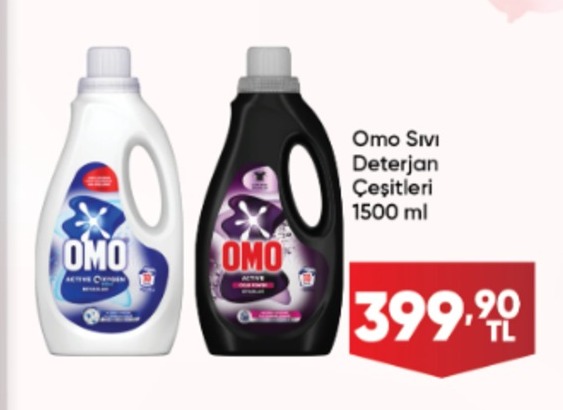 Omo Sıvı Deterjan Çeşitleri 1500 Ml