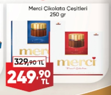 Merci Çikolata Çeşitleri 250 Gr