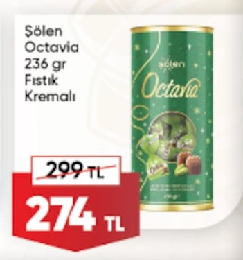 Şölen Octavia 236 Gr Fıstık Kremalı