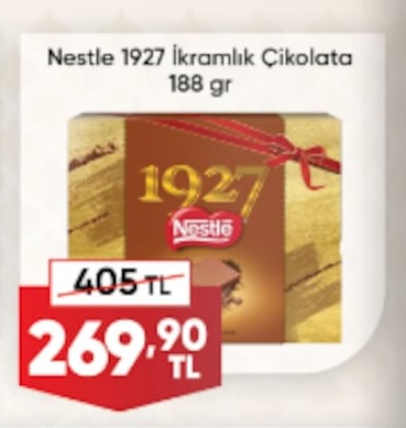 Nestle 1927 İkramlık Çikolata 188 Gr