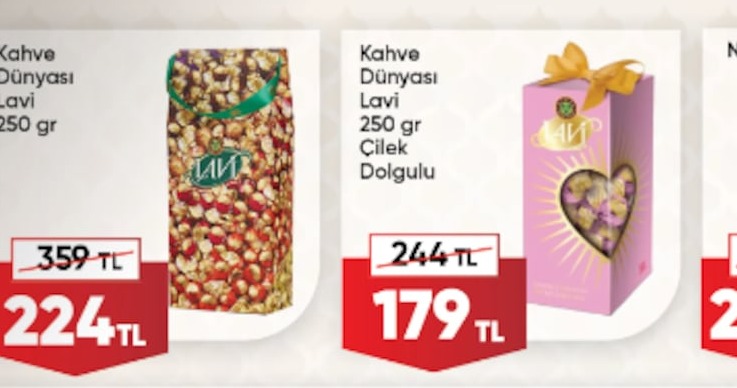 Kahve Dünyası Lavi 250Gr Çilek Dolgulu