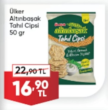 Ülker Altınbaşak Tahıl Cipsi 50Gr