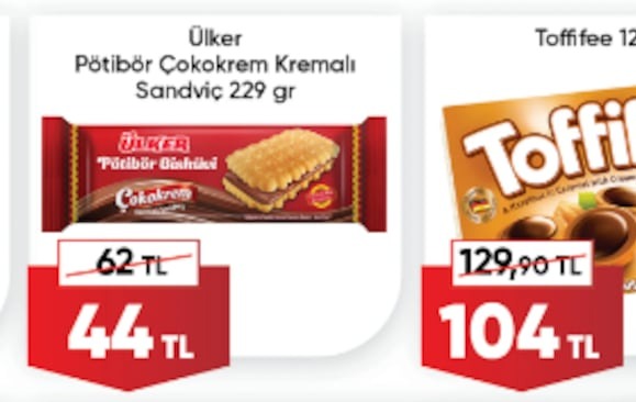 Ülker Pötibör Çokokrem Kremalı Sandviç 229 Gr