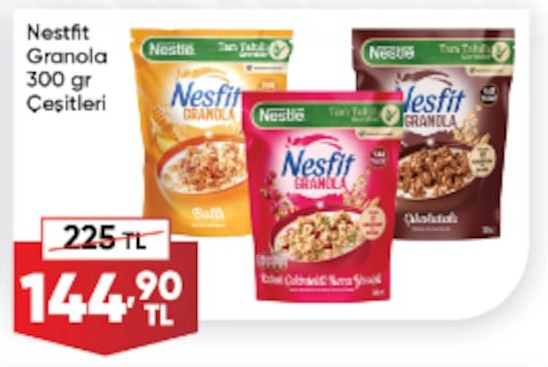 Nestle Nesfit Granola Çeşitleri 300G Granola