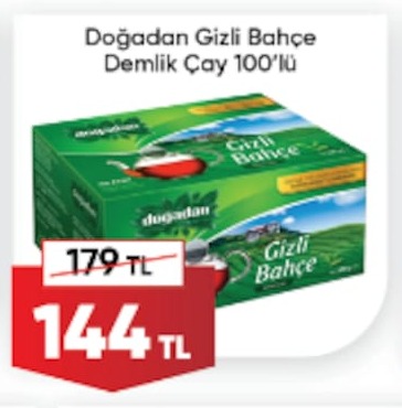 Doğadan Gizli Bahçe Demlik Çay 100'Lü