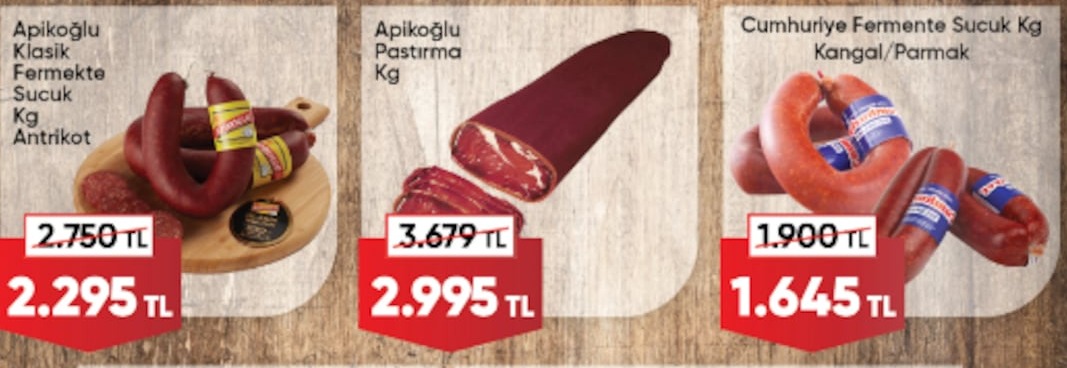 Cumhuriyet Fermente Sucuk Kg Kangal/Parmak
