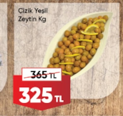 Çizik Yeşil Zeytin Kg
