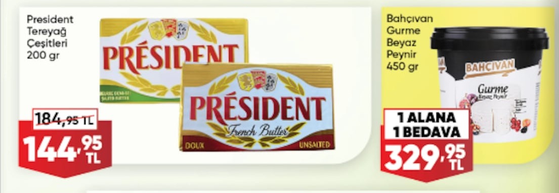 President Tereyağ Çeşitleri 200G
