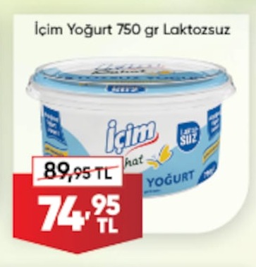 Içim Yoğurt 750 Gr Laktozsuz