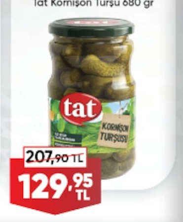 Tat Kornişon Turşu 680 Gr