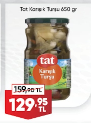Tat Karışık Turşu 650 Gr