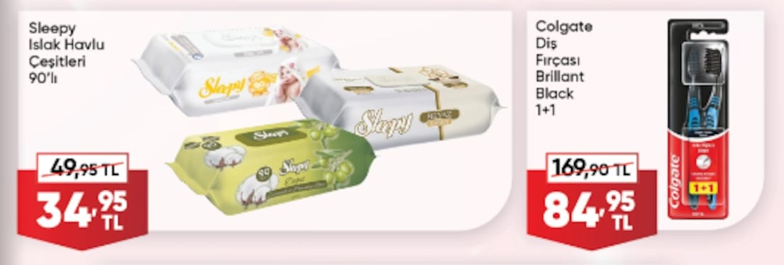 Sleepy Islak Havlu Çeşitleri 90'Lı