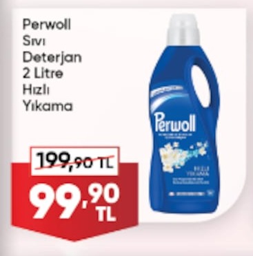 Perwoll Sıvı Deterjan 2 Litre Hızlı Yıkama