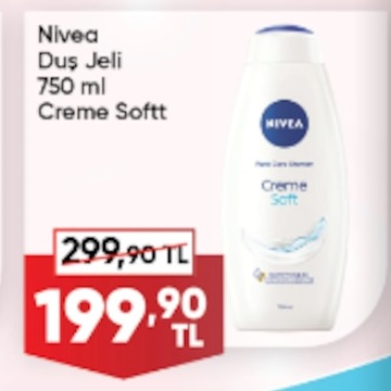 Nivea Duş Jeli Creme Soft 750 Ml