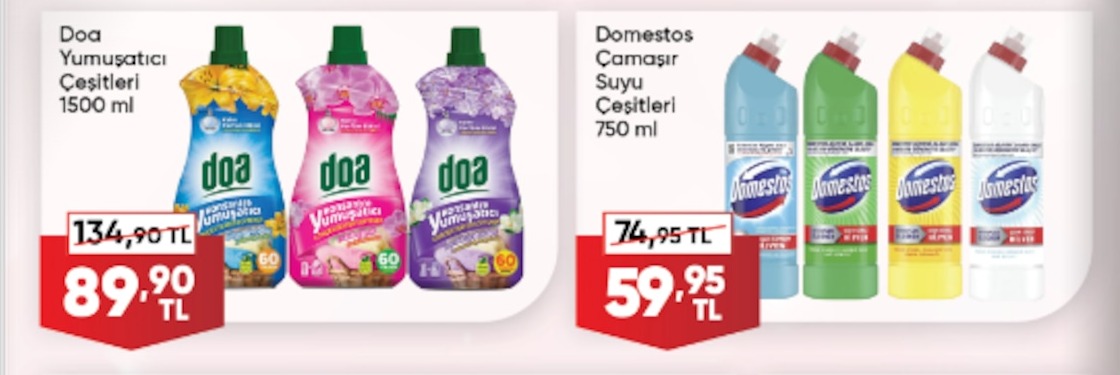 Doa Yumuşatıcı Çeşitleri 1500 Ml