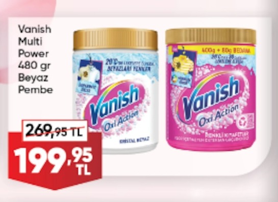 Vanish Multi Power 480Gr Beyaz Pembe