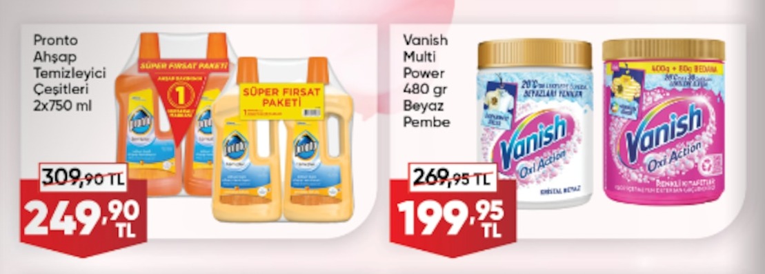 Pronto Ahşap Temizleyici Çeşitleri 2X750Ml