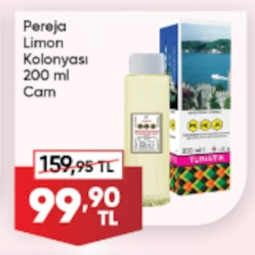 Pereja Limon Kolonyasi 200Ml Cam
