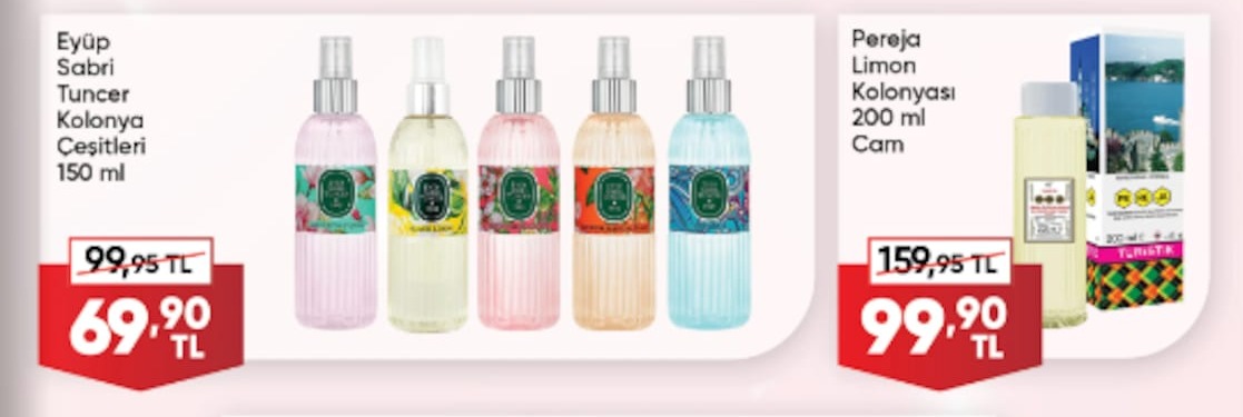 Eyüp Sabri Tuncer Kolonya Çeşitleri 150Ml