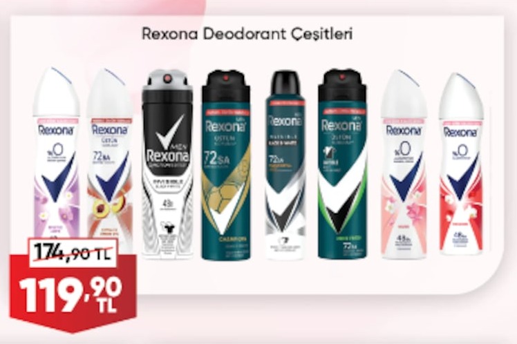 Rexona Deodorant Çeşitleri