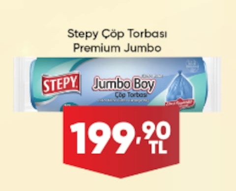 Stepy Çöp Torbası Premium Jumbo