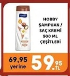 Hobby Şampuan / Saç Kremi 500 Ml Çeşitleri