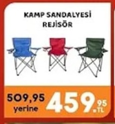Kamp Sandalyesi Rejisör